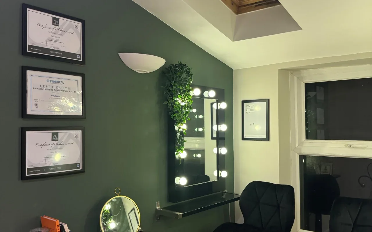 Details inside Kelly Davies aesthetic clinic